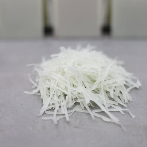White shredded